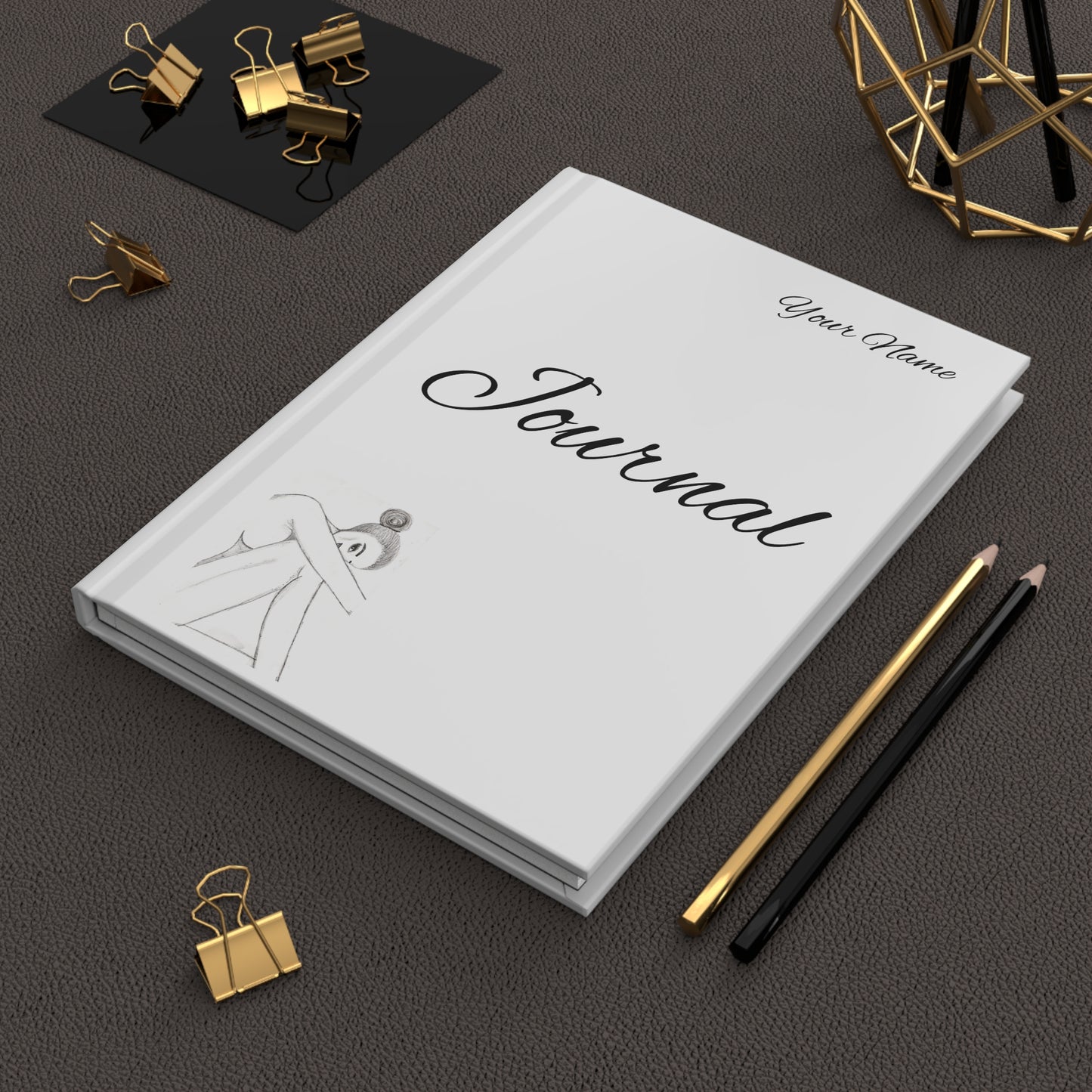 Personalised Journal - Artsy & Classy Woman for Gratitude & Personal Growth