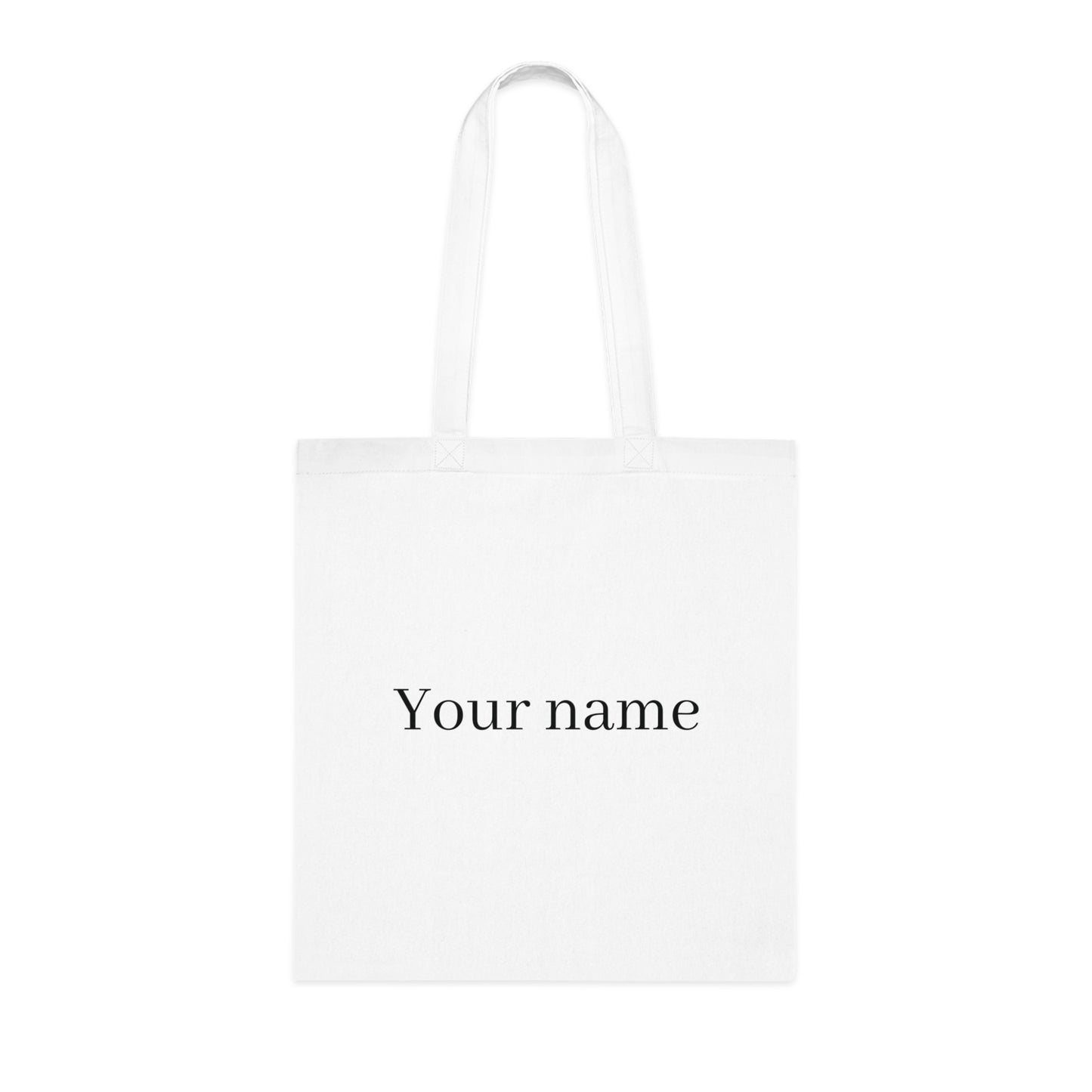 Individualised Cotton Tote Bag - Woman Art